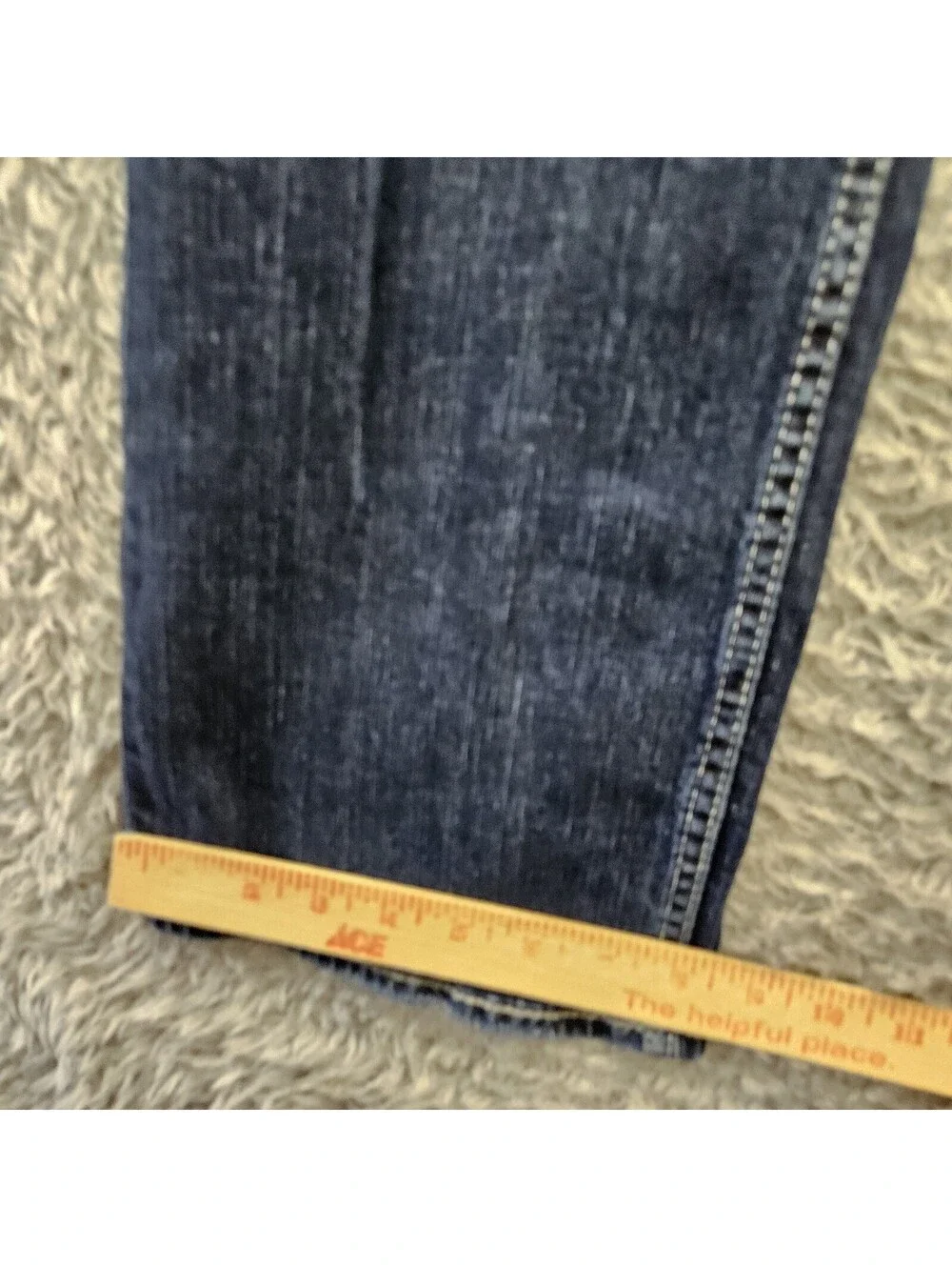 BKE TYLER Jeans Men Straight Leg 36x32 (Fits 36x31) Whiskering Stretch Denim
